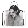 Vintage actress Lupe Velez inspired kitchen apron with classic Hollywood style