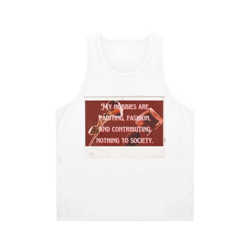 Vintage Aesthetic Hobbies Unisex Tank Top