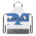 Vintage-style apron with Pan Am airline branding and imagery
