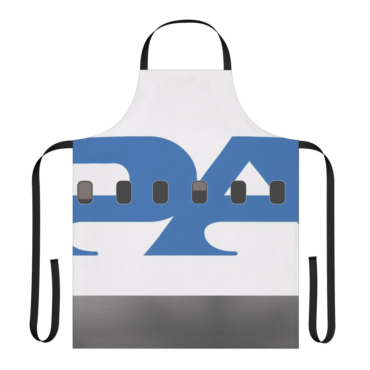 Vintage-style apron with Pan Am airline branding and imagery