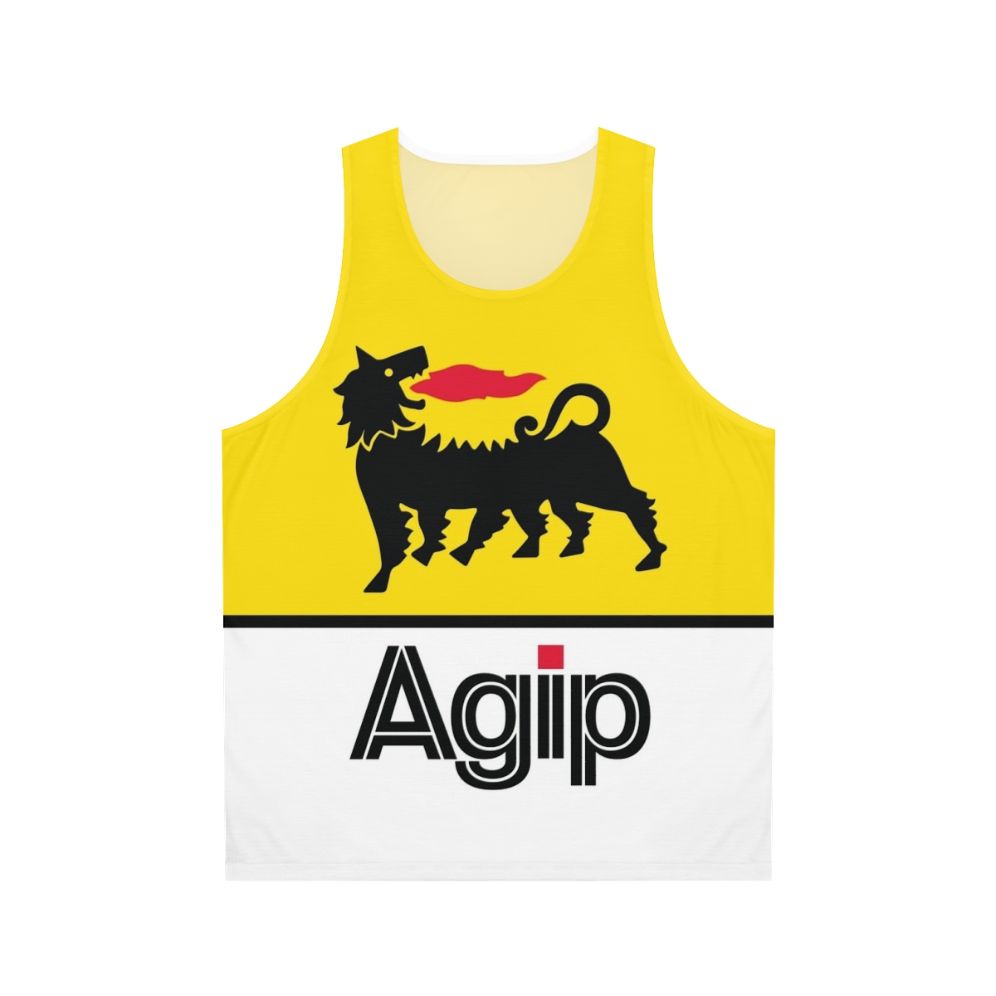 Vintage Alfa Romeo Agip Lubricants Unisex Tank Top