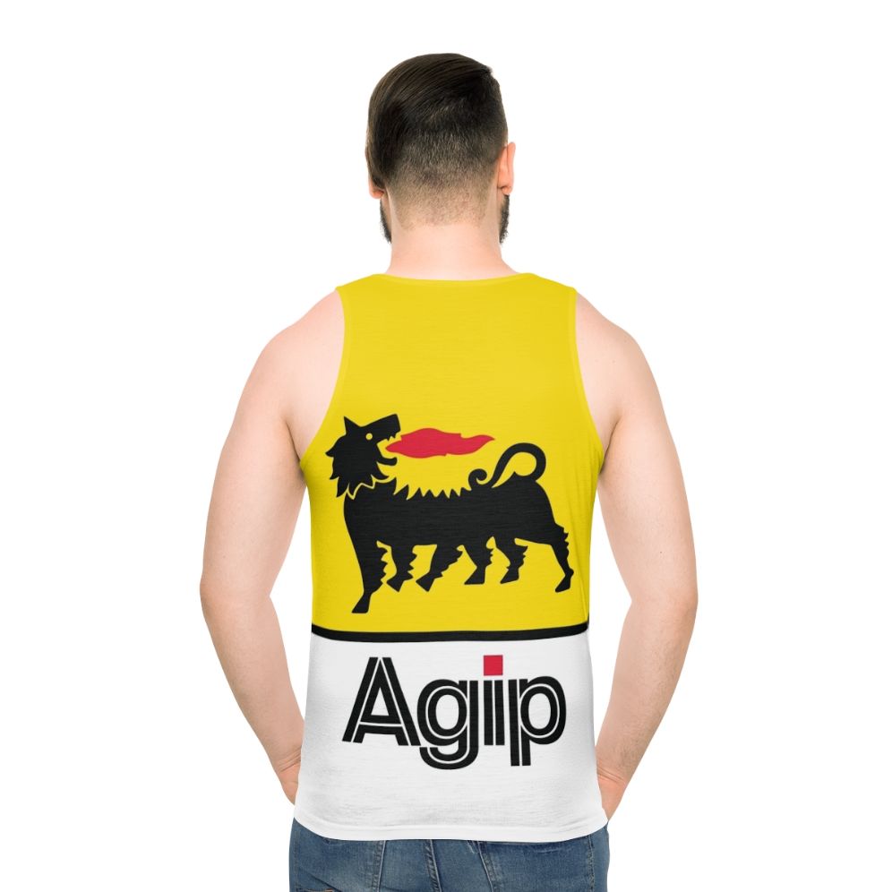 Vintage Alfa Romeo Agip Lubricants Unisex Tank Top