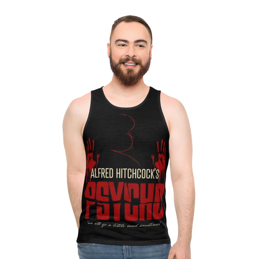 Vintage Alfred Hitchcock Psycho Unisex Tank Top