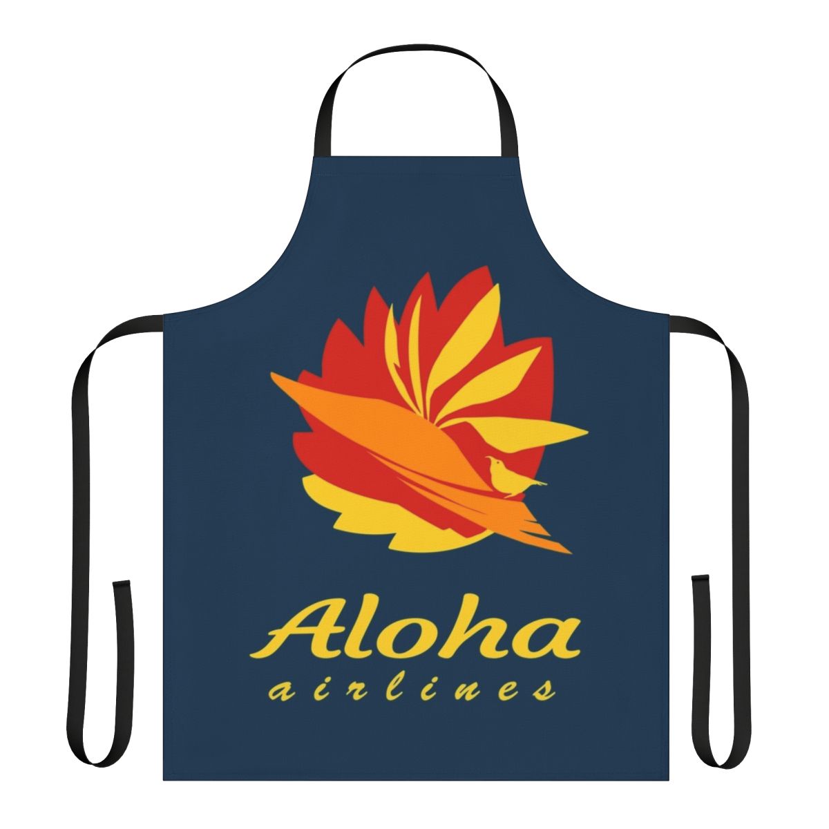 Vintage Aloha Airlines Apron with Retro Airline Logo