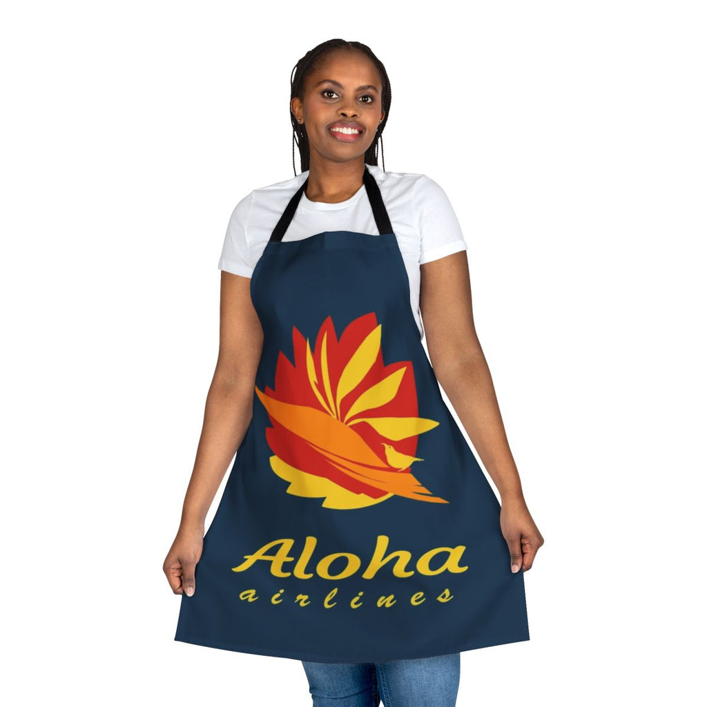 Vintage Aloha Airlines Apron with Retro Airline Logo