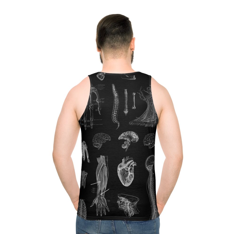 Vintage anatomical print unisex tank top