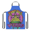 Vintage-style apron featuring a wizard design, perfect for pinball enthusiasts and retro gamers