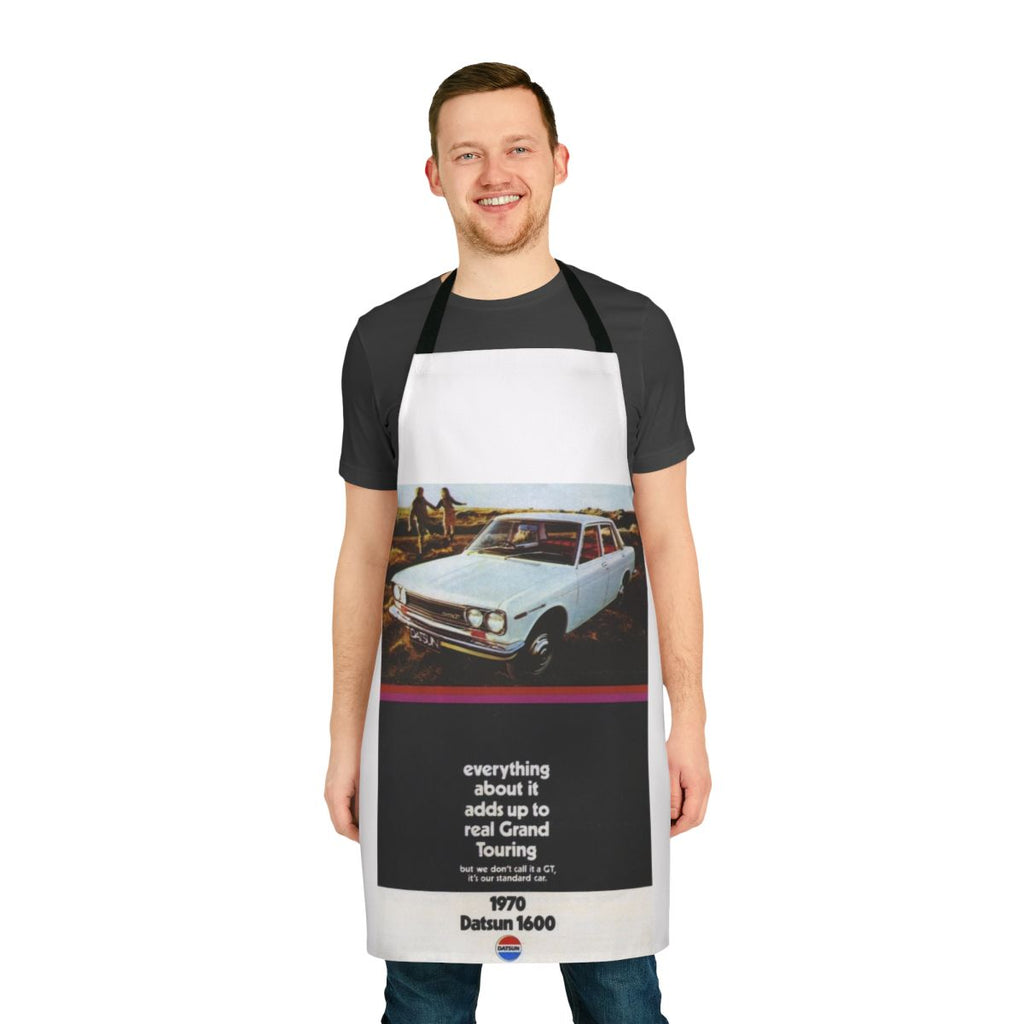 Datsun 1600 inspired vintage automotive apron
