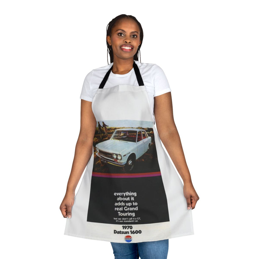 Datsun 1600 inspired vintage automotive apron