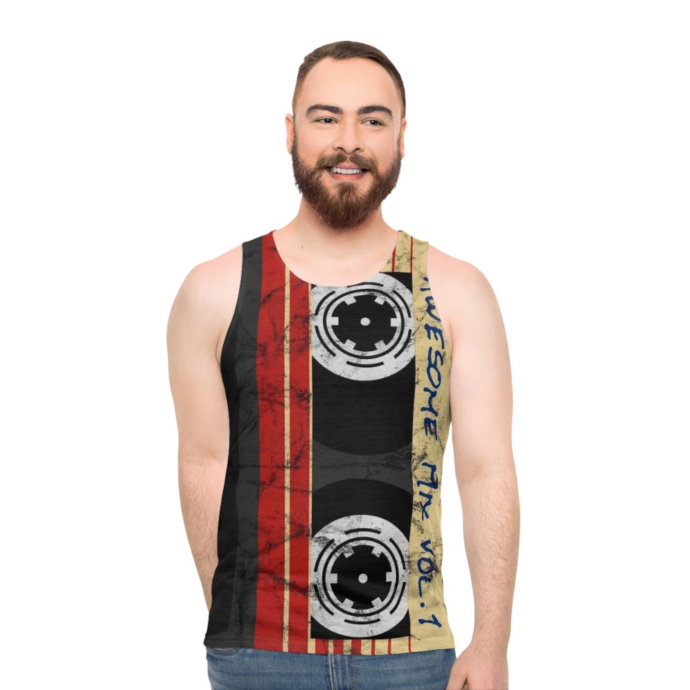 Vintage Awesome Mixtape Vol 1 Unisex Tank Top featuring Marvel Comics characters