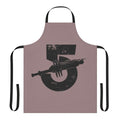 Vintage black apron featuring the Babylon 5 logo and design