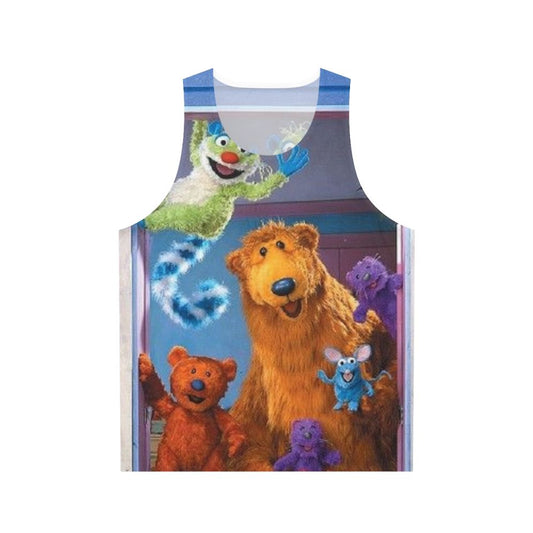 Vintage Bear in the Big Blue House Unisex Tank Top