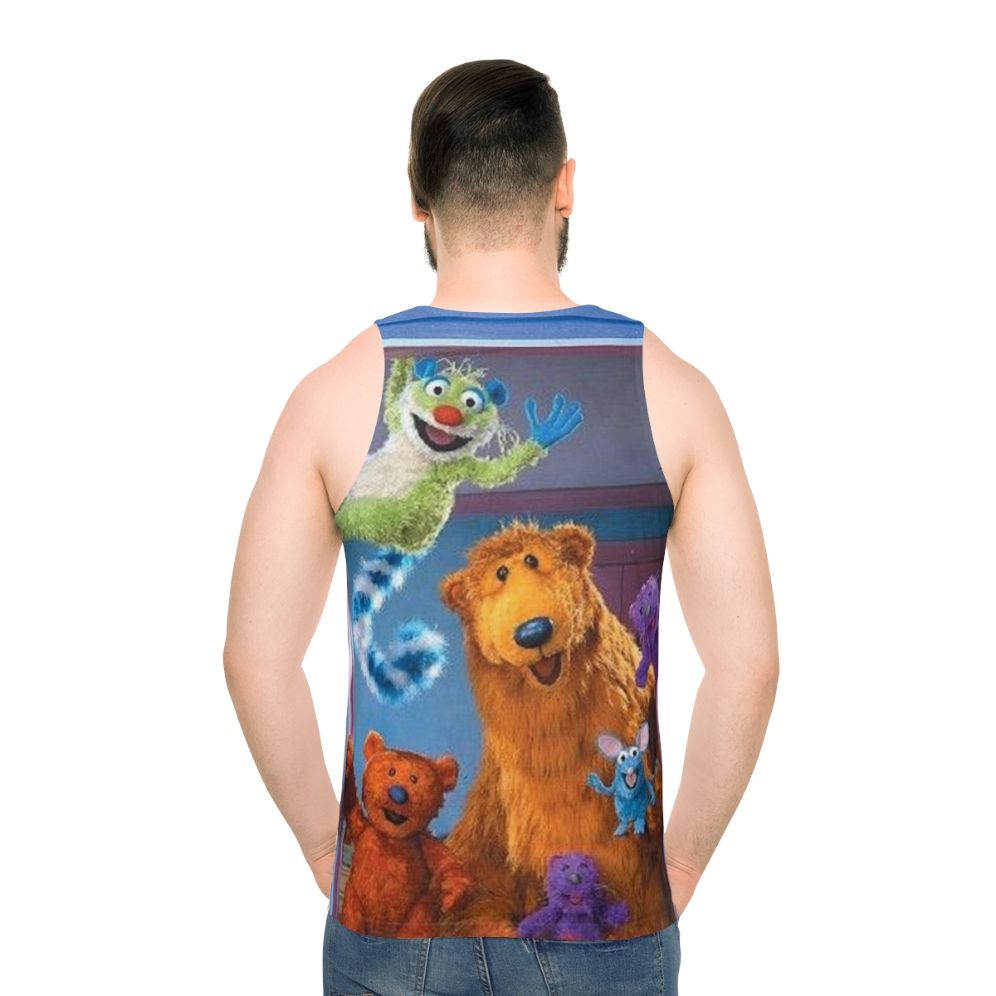 Vintage Bear in the Big Blue House Unisex Tank Top