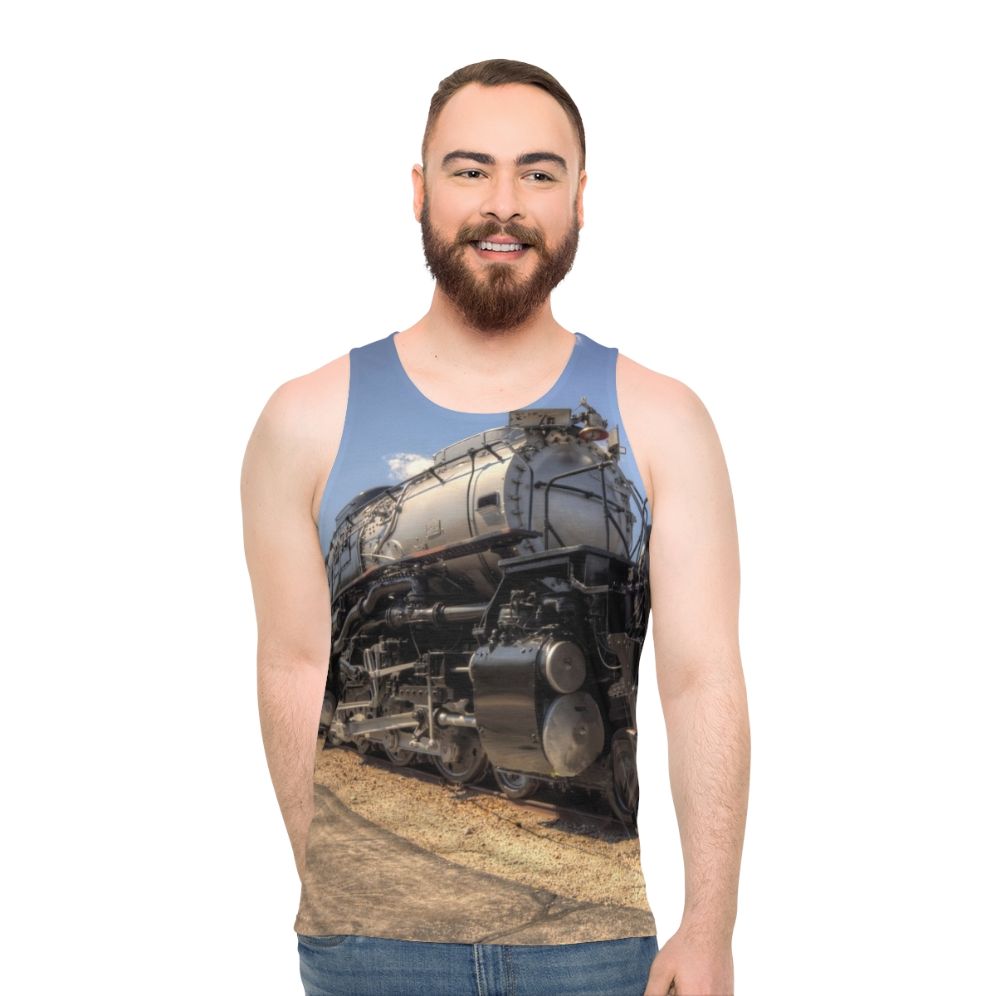 Vintage Big Boy Unisex Tank Top for Railroad Enthusiasts