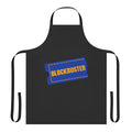 Vintage-style apron featuring the iconic Blockbuster Video logo, a nostalgic nod to classic movie rentals.
