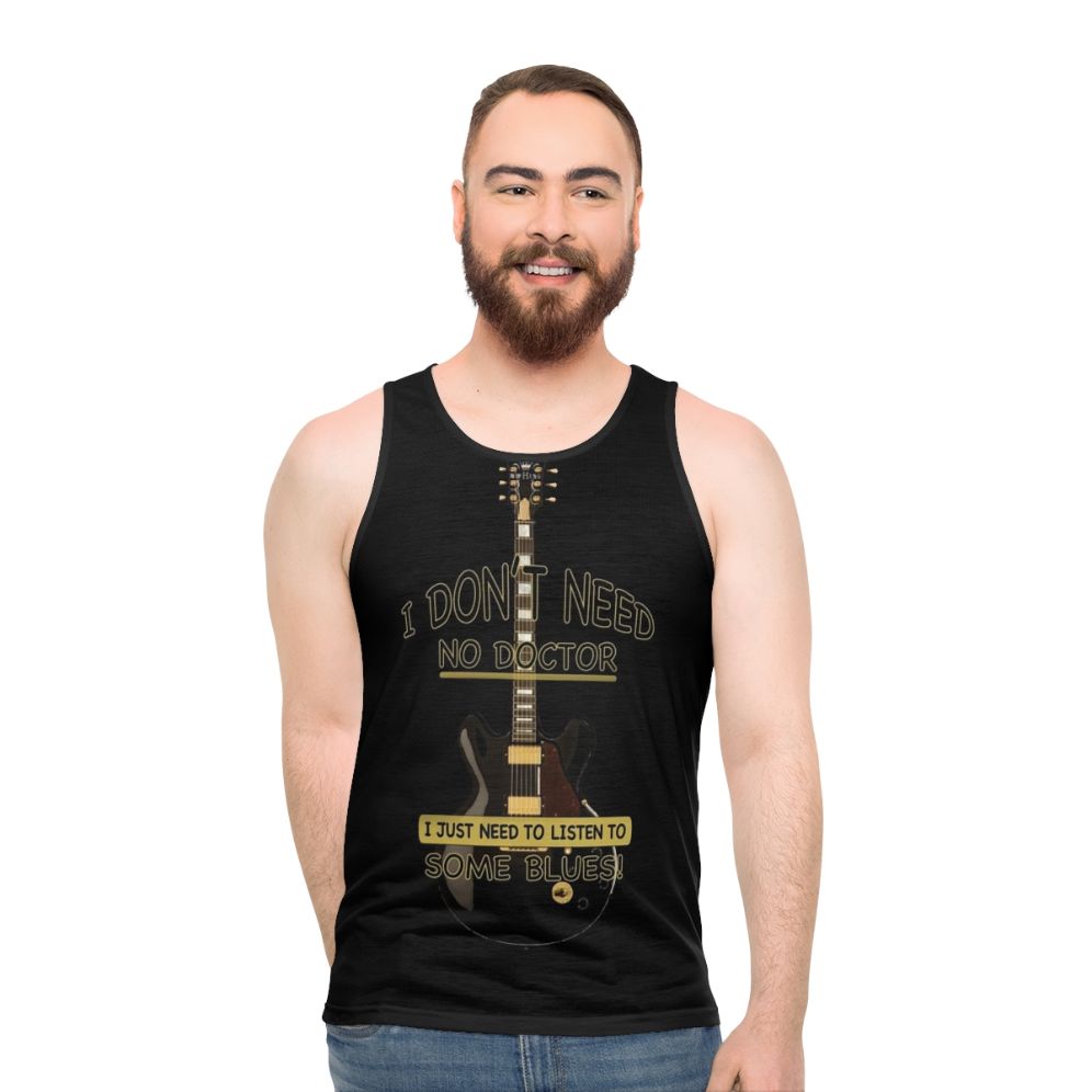 Vintage Blues Music Lover Unisex Tank Top
