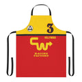 Vintage BMX Replica Apron featuring the CW Racing design of Mike Miranda's No. 3 jersey