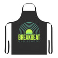 Breakbeat old school inspired lime blue apron