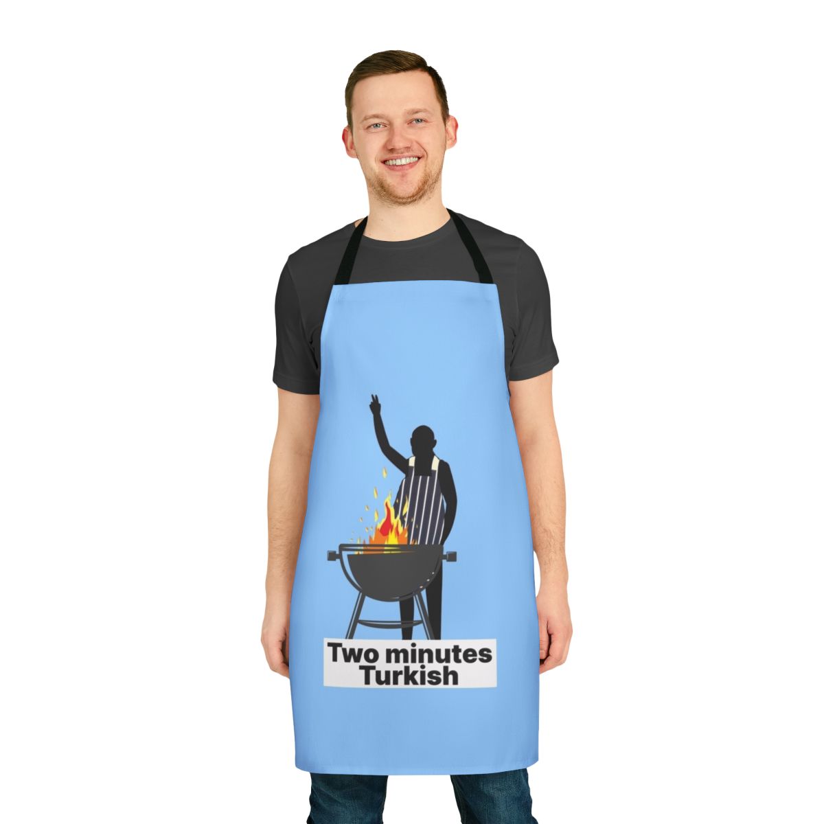 Vintage-style apron featuring references to the 2000 British crime comedy film "Snatch"