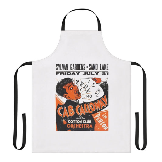 Vintage-style apron featuring Cab Calloway, inspired by the Blues Brothers