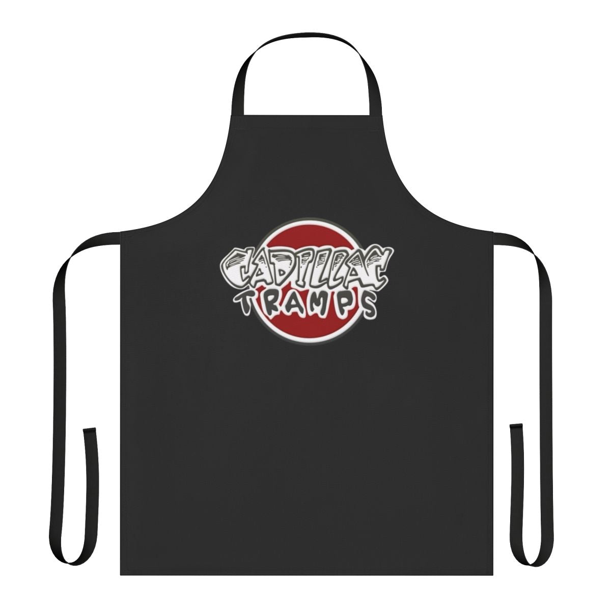 Retro-style apron featuring a classic Cadillac Eldorado design