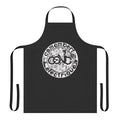 Vintage-inspired apron with Camembert Electrique-style design