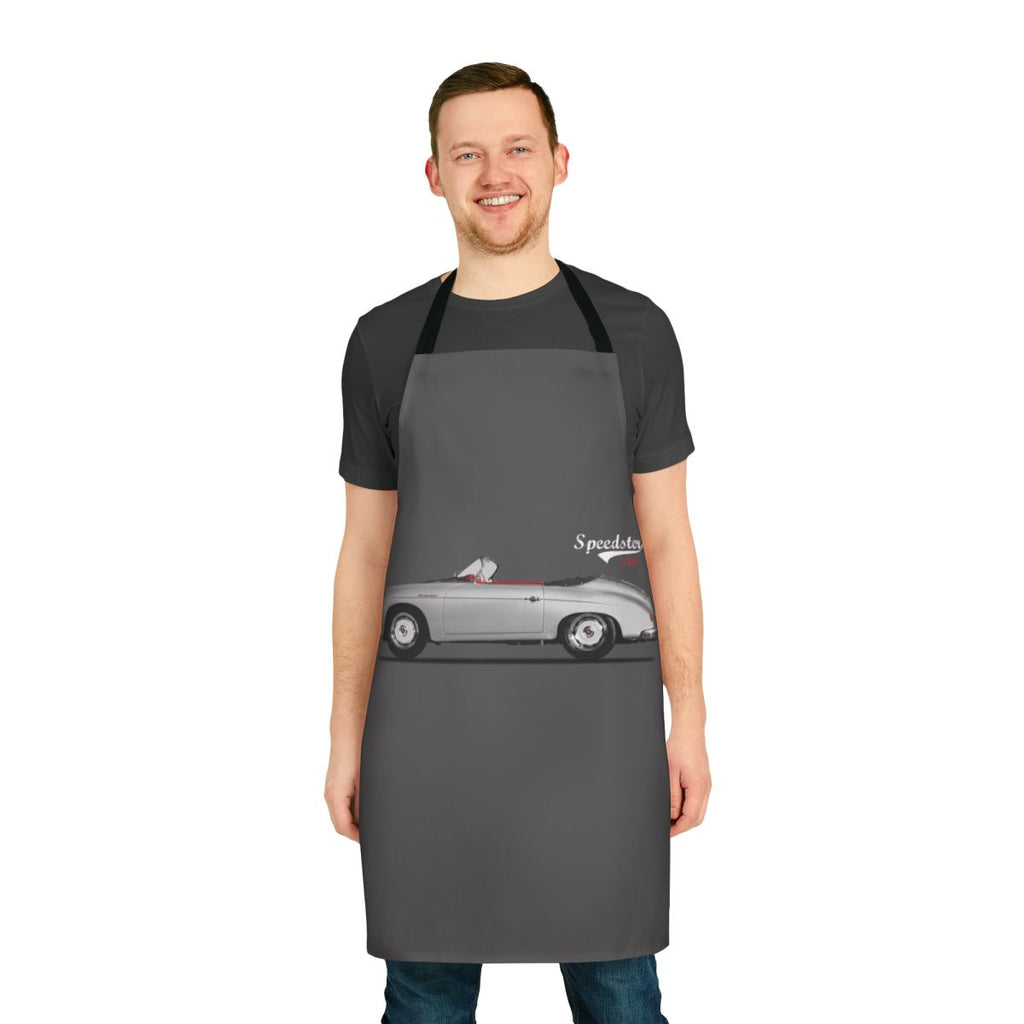 A stylish apron featuring the iconic 356 Speedster design for classic car enthusiasts.