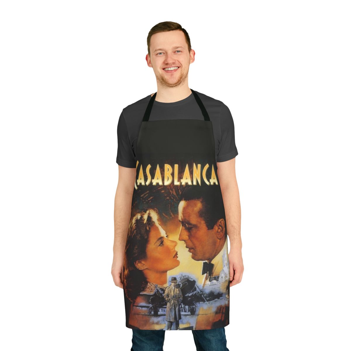 Casablanca movie-inspired vintage-style apron