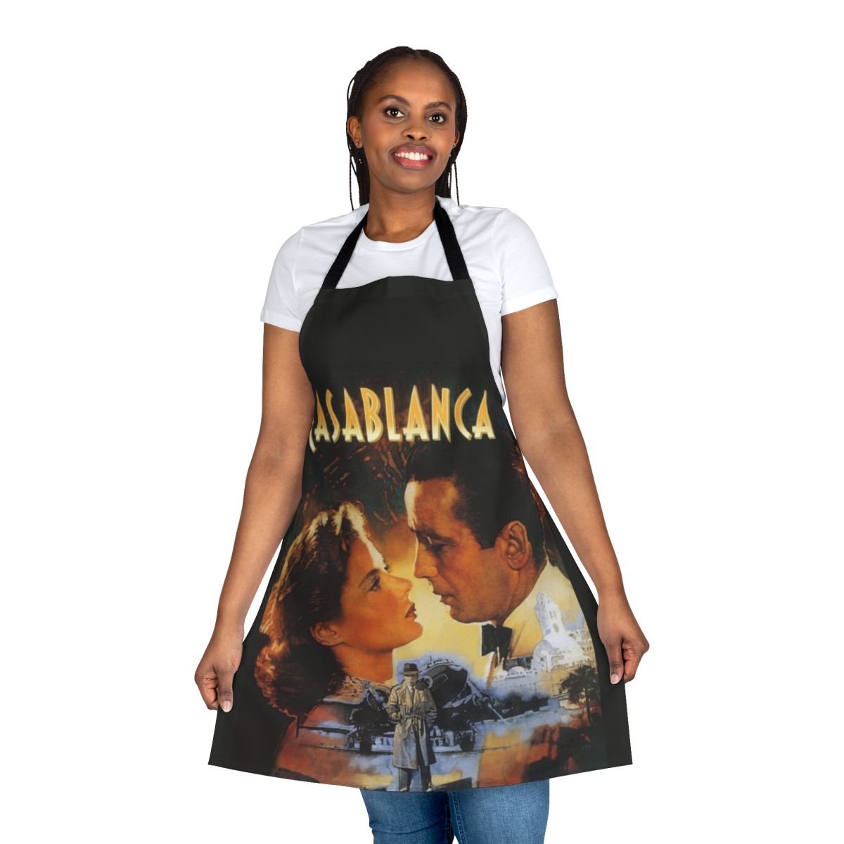 Casablanca movie-inspired vintage-style apron