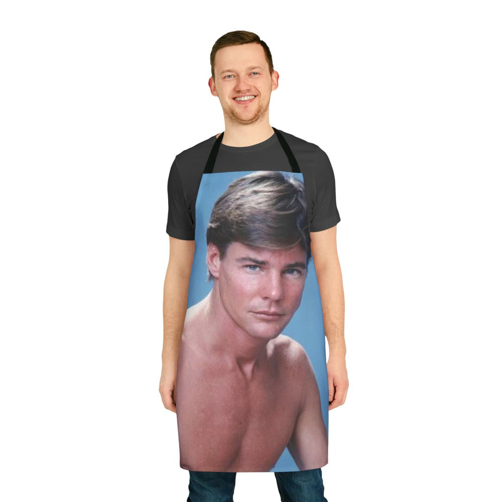 Retro apron with an image of iconic actor Jan Michael Vincent