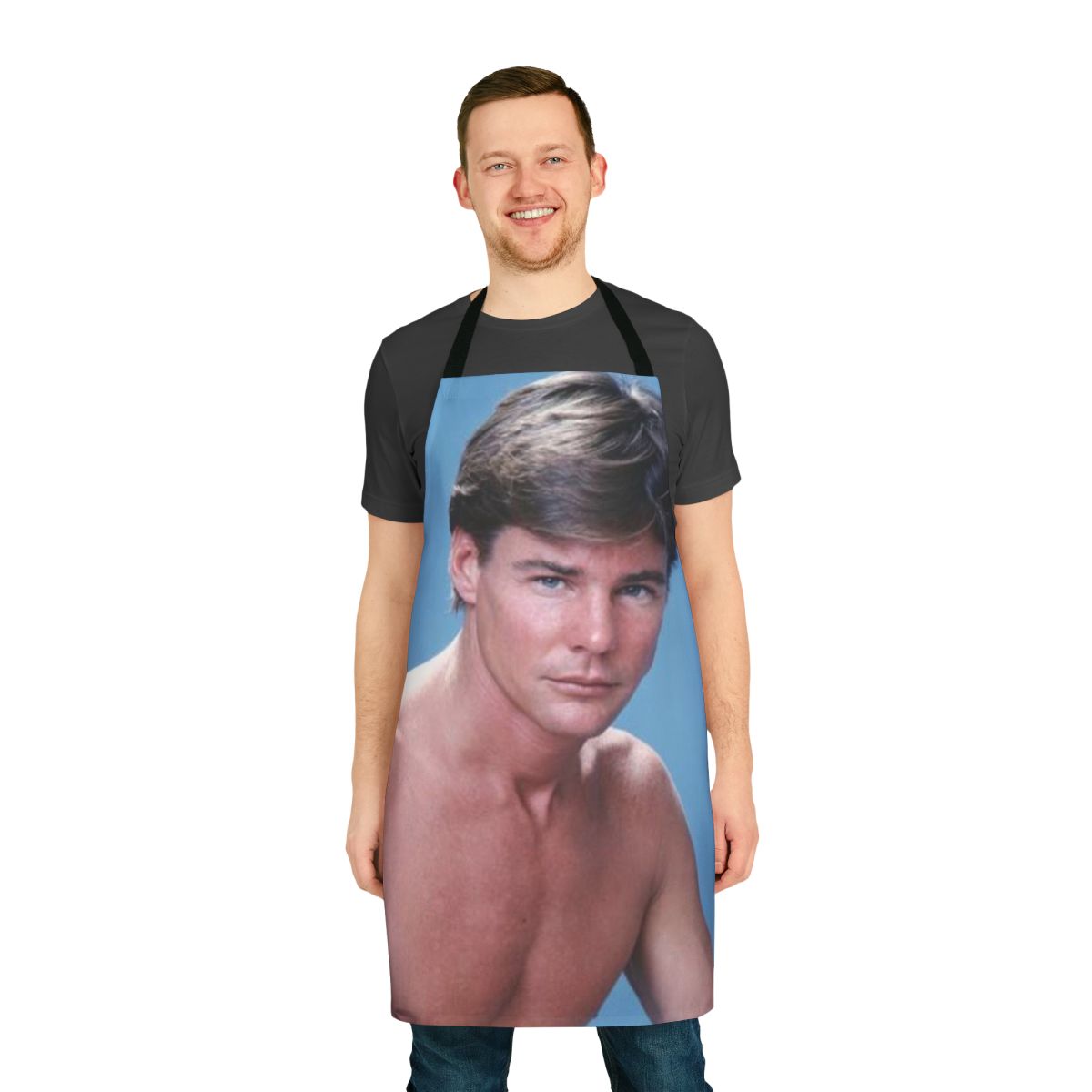 Retro apron with an image of iconic actor Jan Michael Vincent
