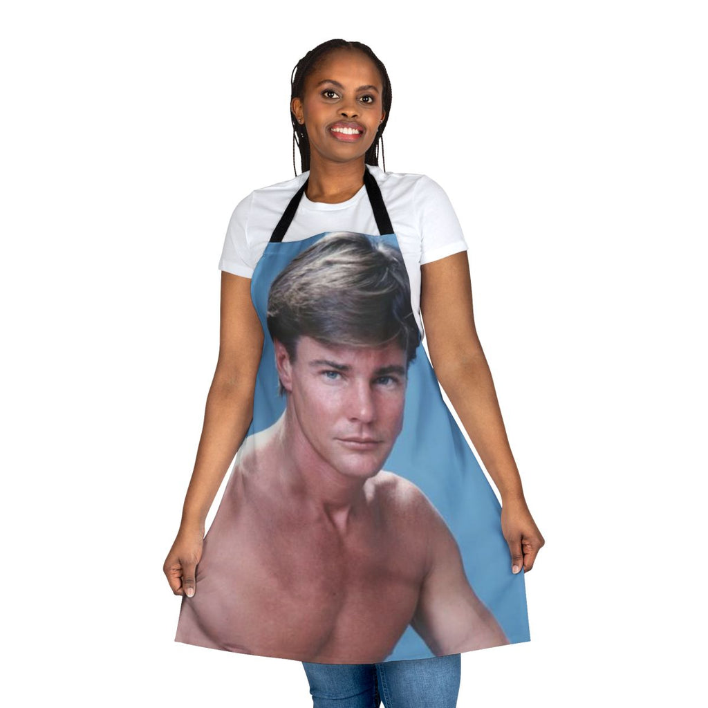Retro apron with an image of iconic actor Jan Michael Vincent