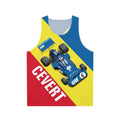 Vintage Cevert race car graphic unisex tank top