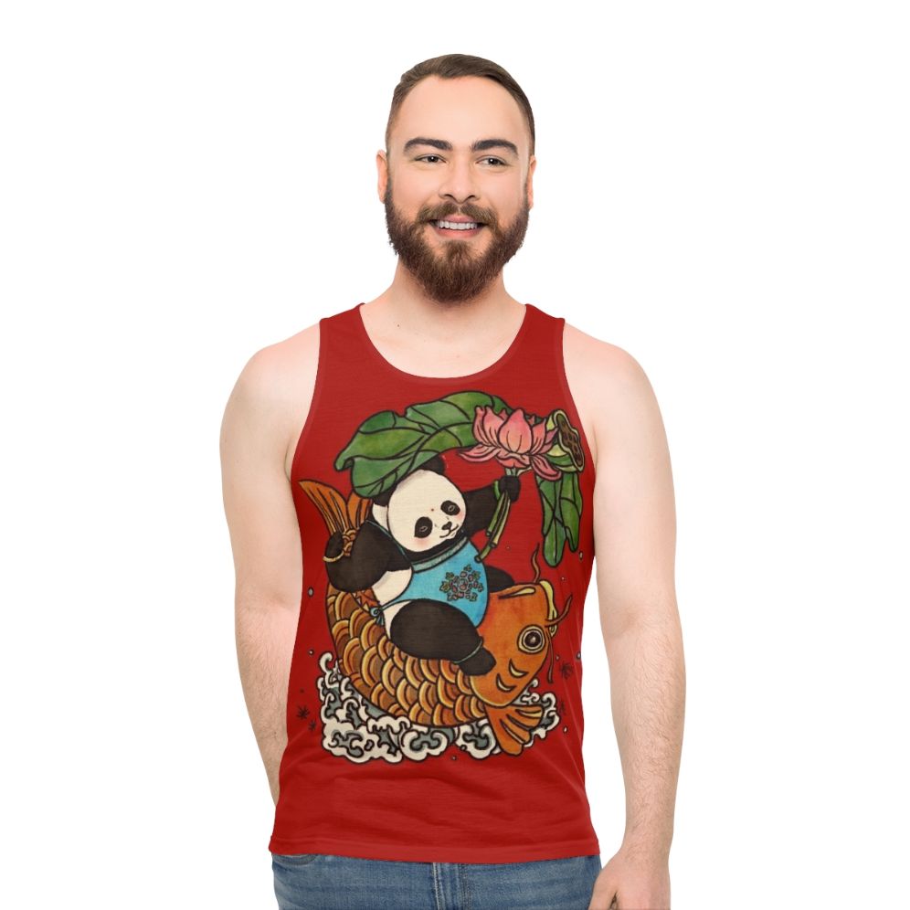 Vintage Chinese New Year Unisex Tank Top