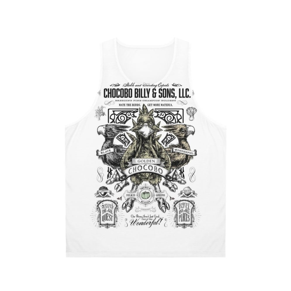 Vintage-style Chocobo unisex tank top
