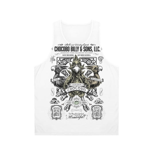 Vintage-style Chocobo unisex tank top