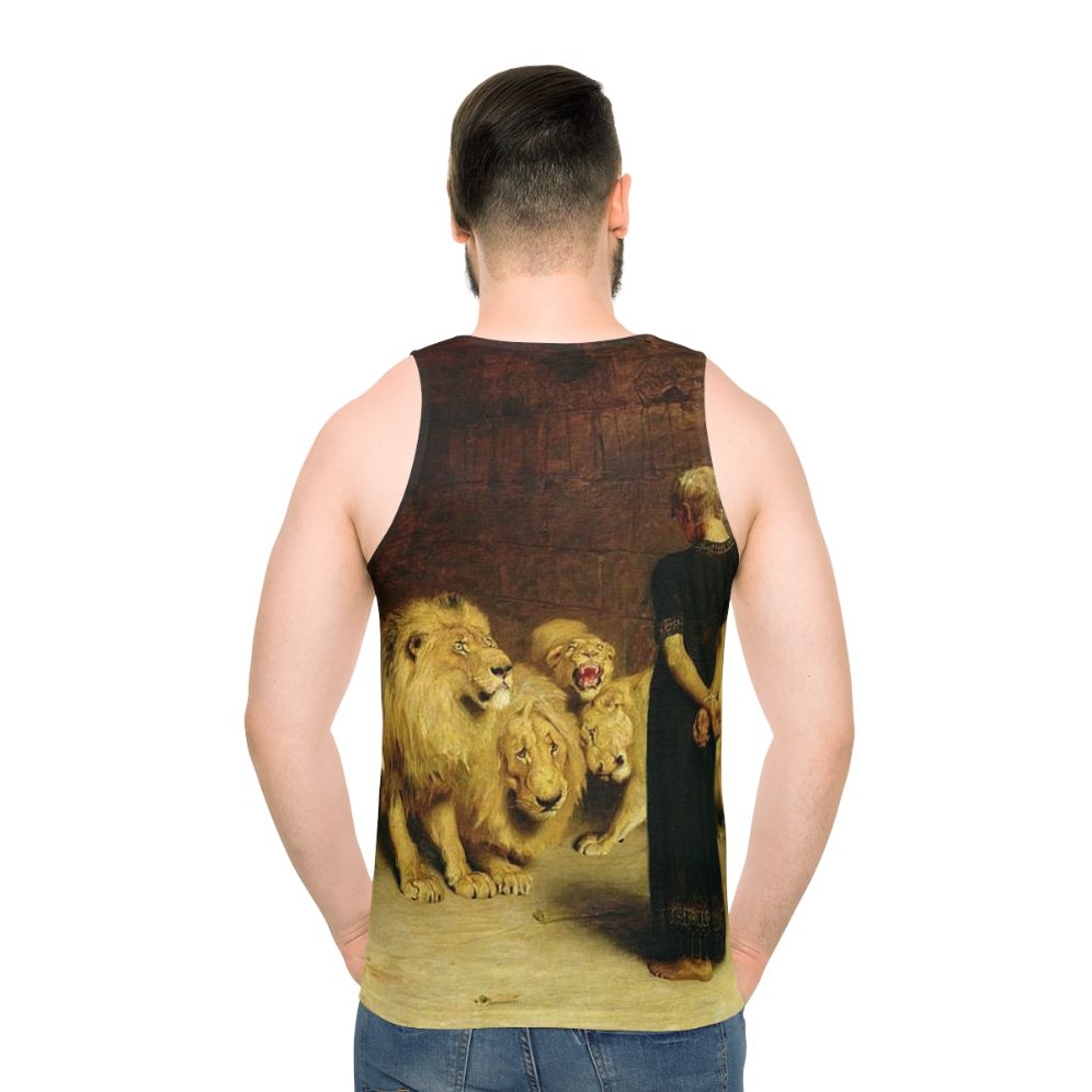 Vintage Christian Daniel in the Lions Den Unisex Tank Top