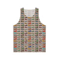 Vintage Citroen 2CV Pattern Unisex Tank Top