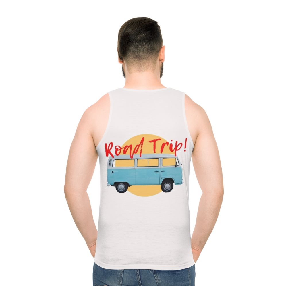 Vintage Classic Car Inspired Travel & Hobbies Unisex Tank Top