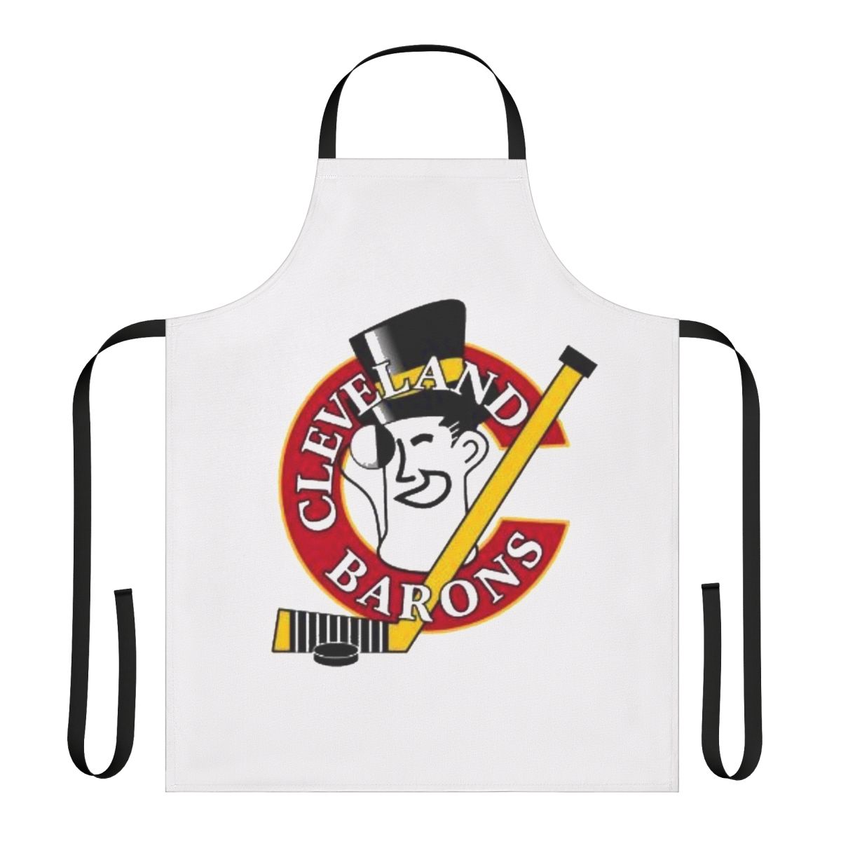 Vintage Cleveland Barons Hockey Retro Apron
