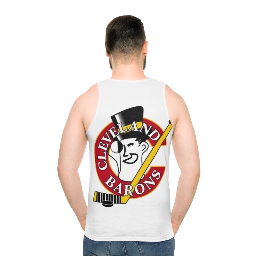Vintage Cleveland Barons Retro Hockey Unisex Tank Top