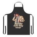 Vintage-style apron featuring the iconic character Columbo from the classic 1970s and 80s TV detective show
