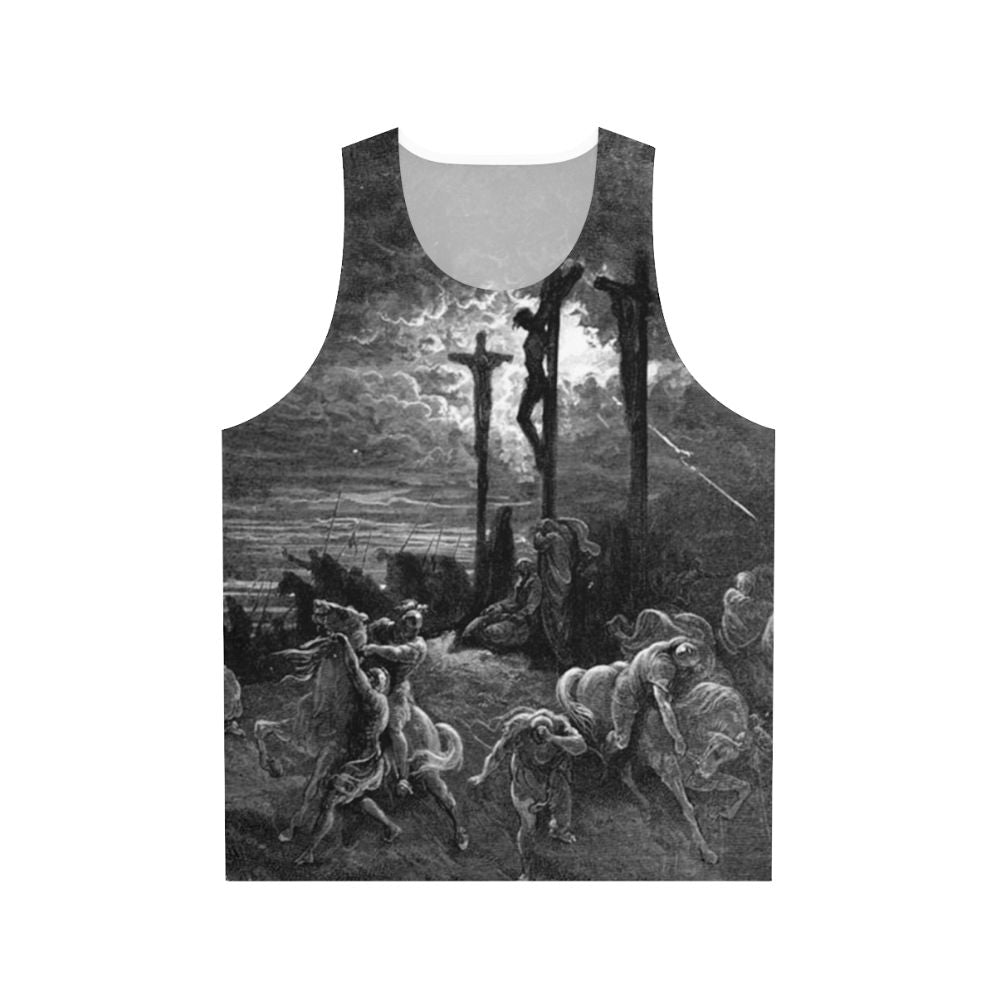 Vintage Crucifixion Darkness Unisex Tank Top