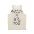 Vintage cycling brake caliper unisex tank top