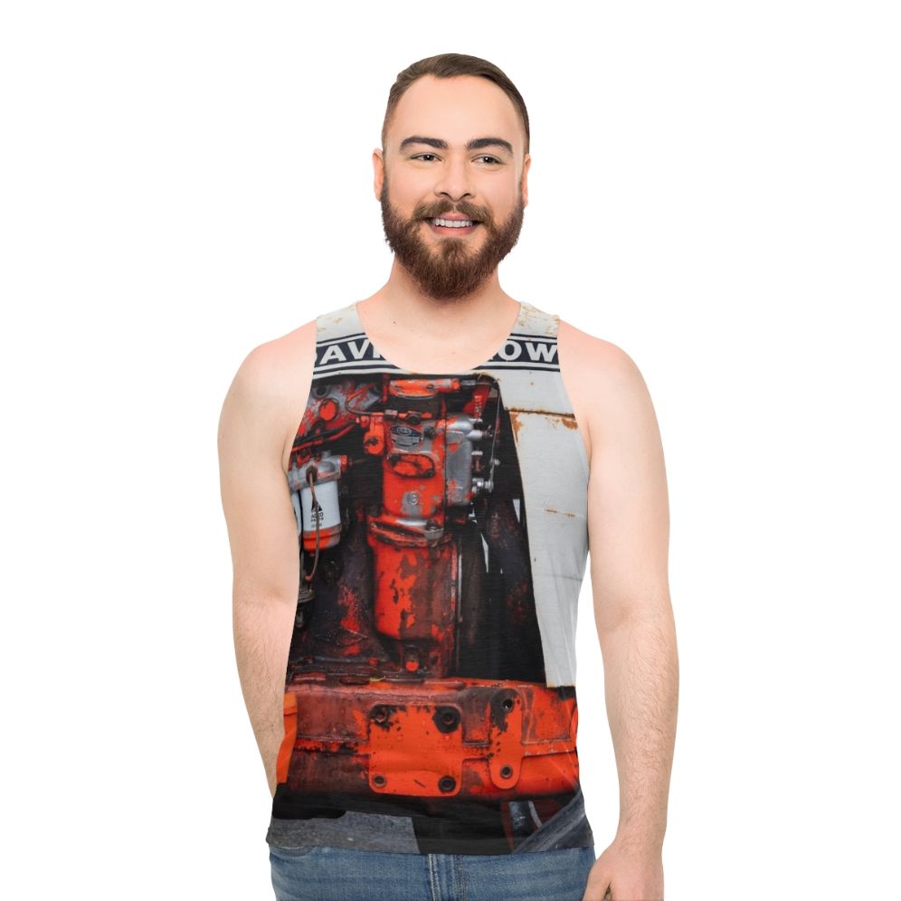 Vintage David Brown 885 tractor unisex tank top