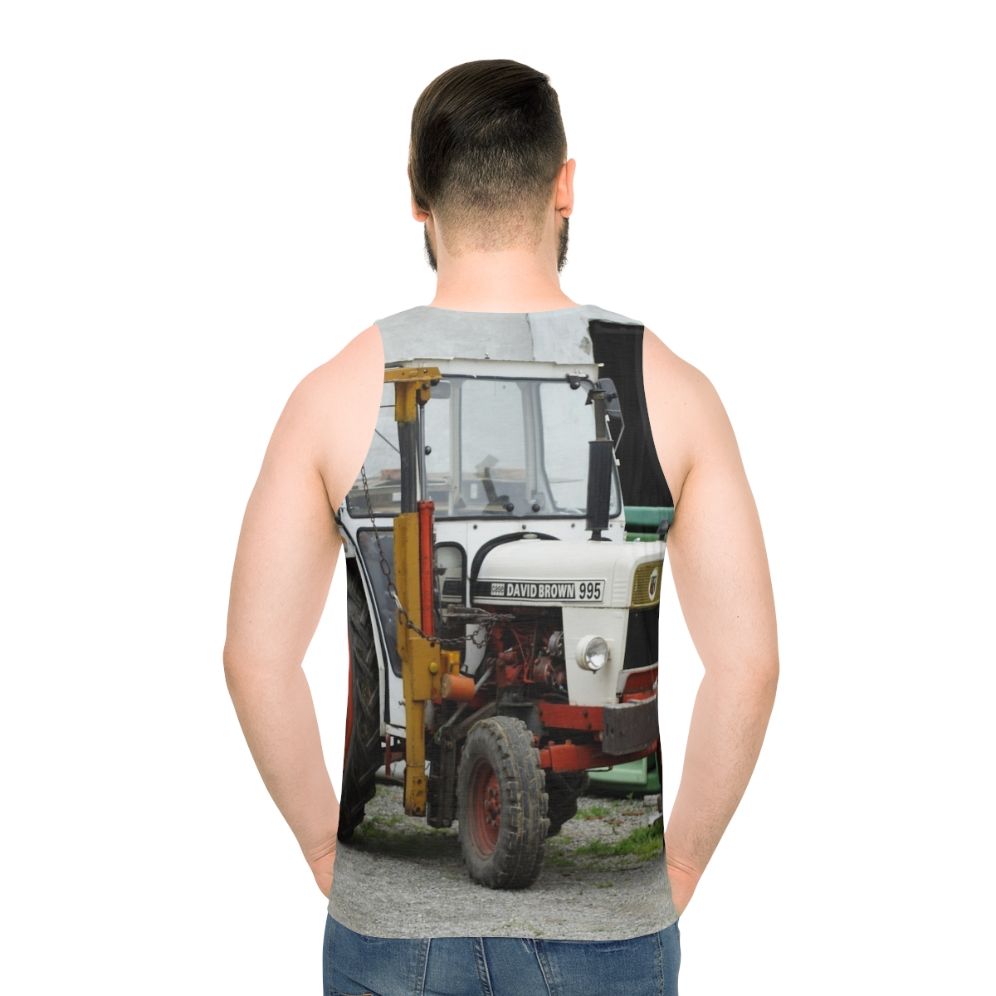 Vintage David Brown 995 Tractor Unisex Tank Top