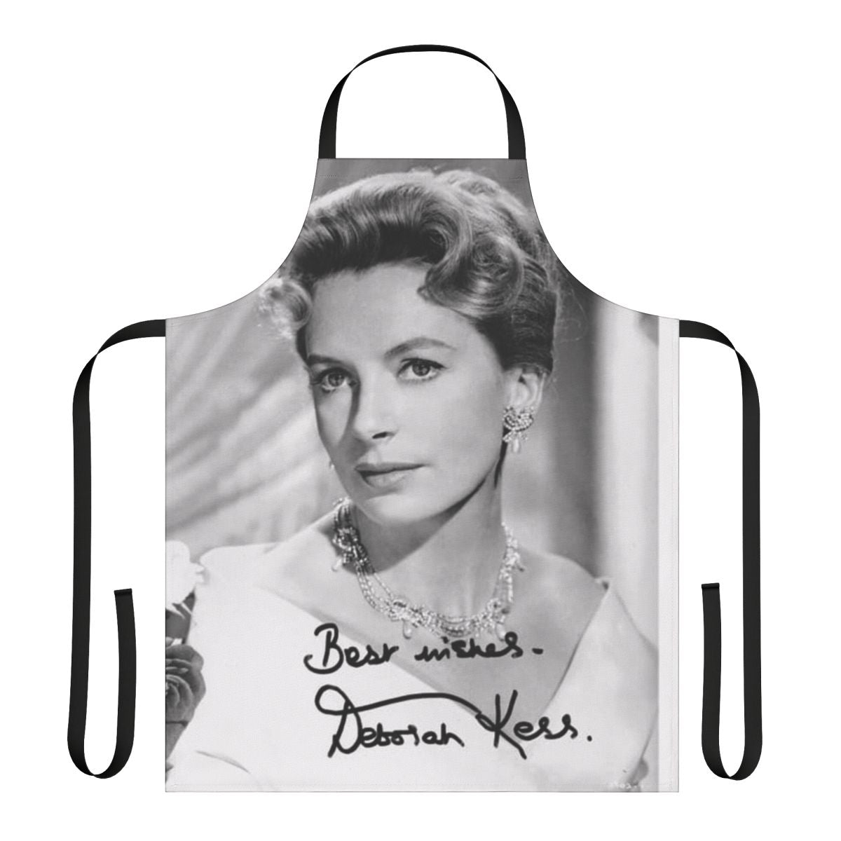Vintage Deborah Kerr Signed Apron, Memorabilia Collectible