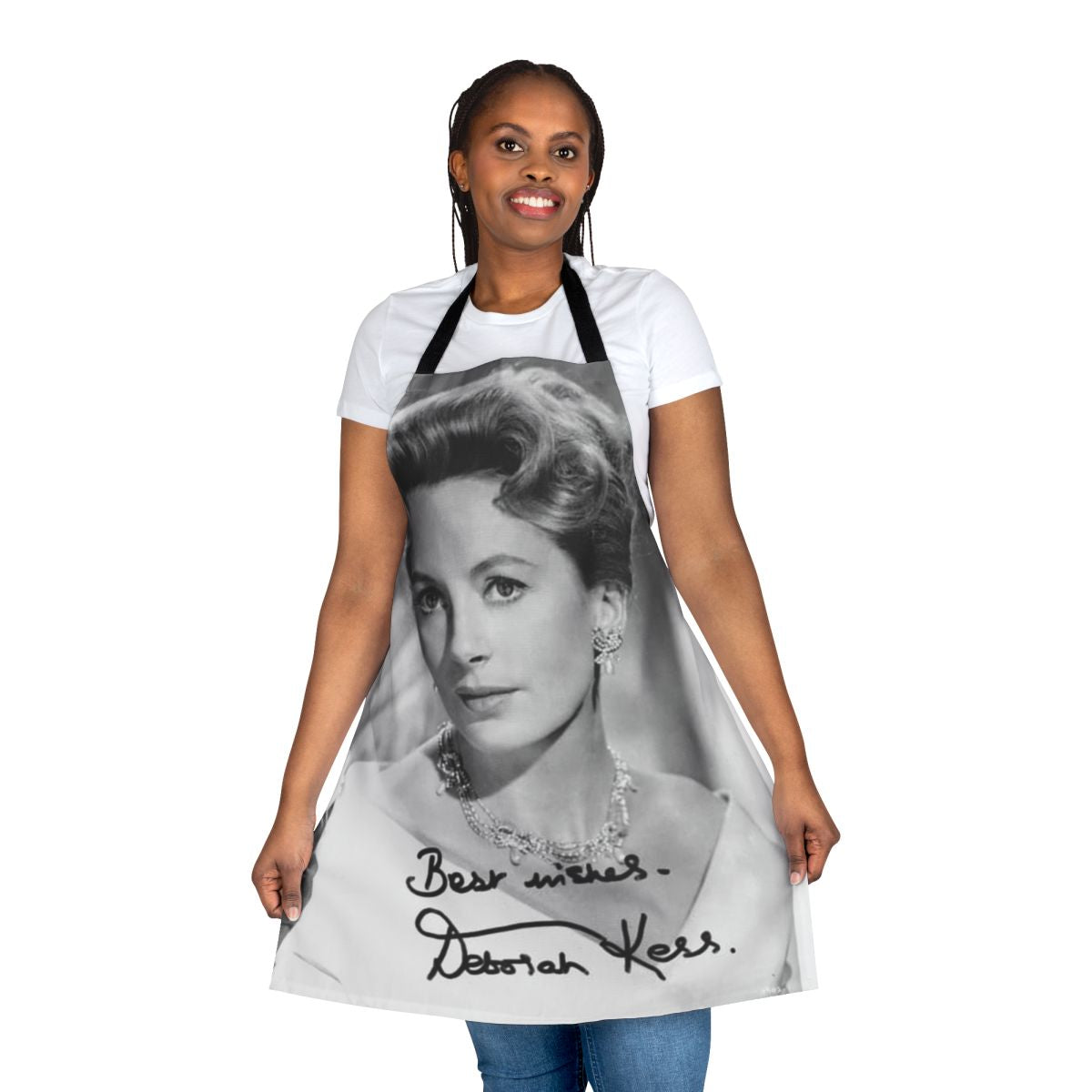 Vintage Deborah Kerr Signed Apron, Memorabilia Collectible