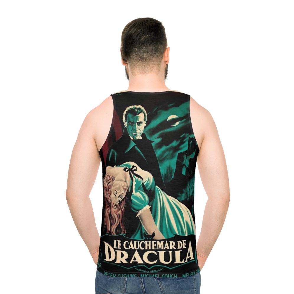 Vintage Dracula 1958 movie poster unisex tank top