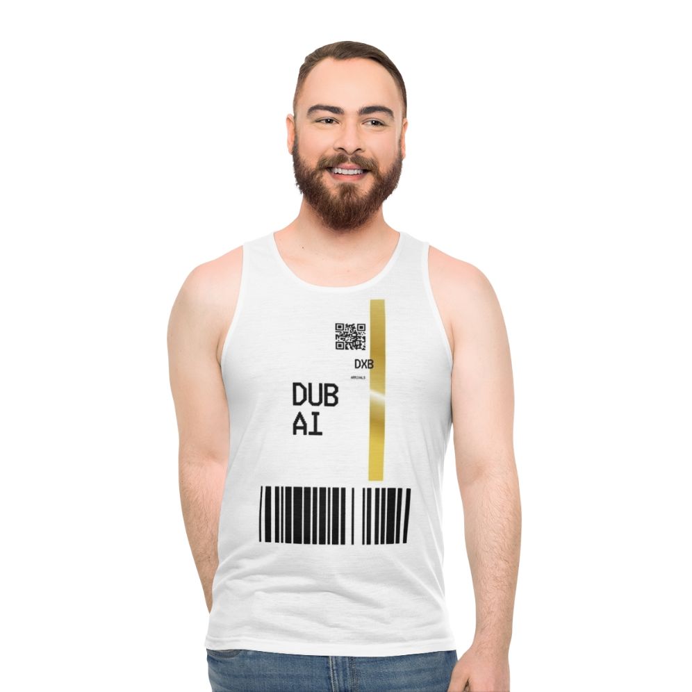 Vintage Dubai Unisex Tank Top
